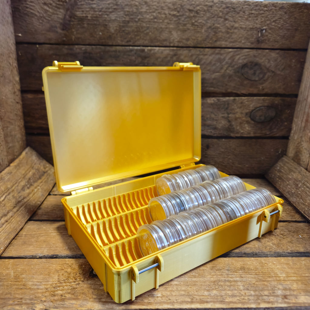 Münzbox für 90 × 1 oz Silbermünzen
