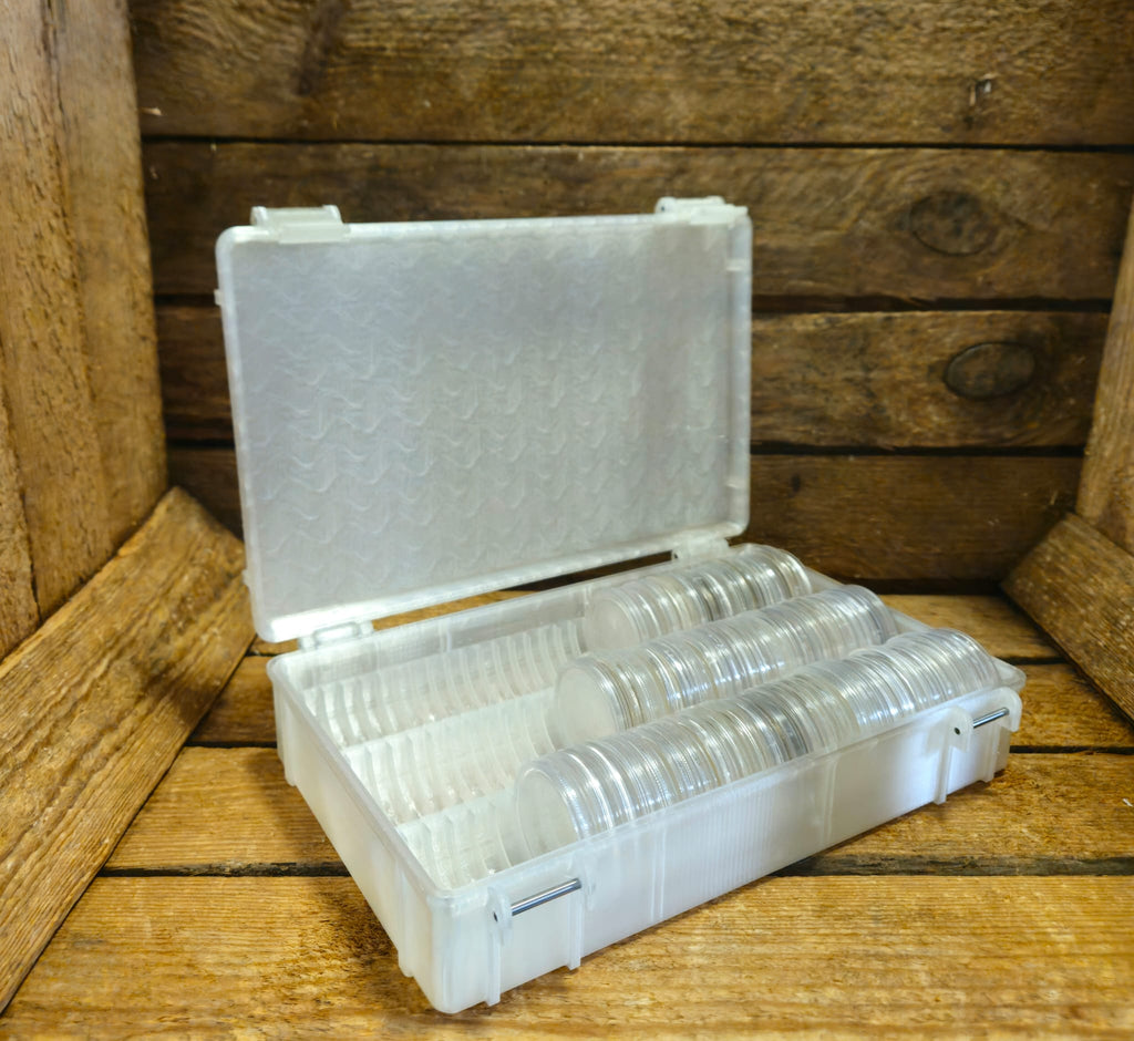 Münzbox für 90 × 1 oz Silbermünzen