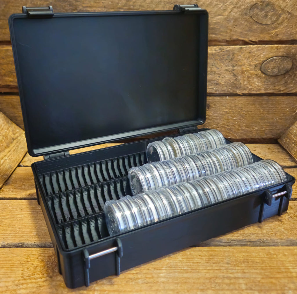 Münzbox für 90 × 1 oz Silbermünzen